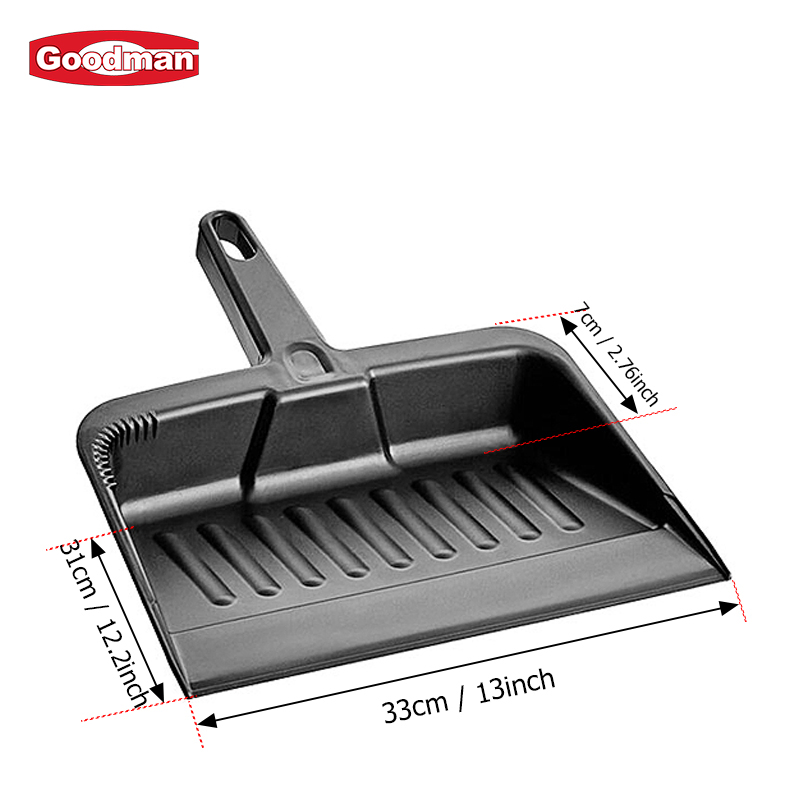 Mini Eco-Friendly Mini Handheld Broom and Dustpan Set Black Pet Plastic Broom Head for Household and Hotel Use