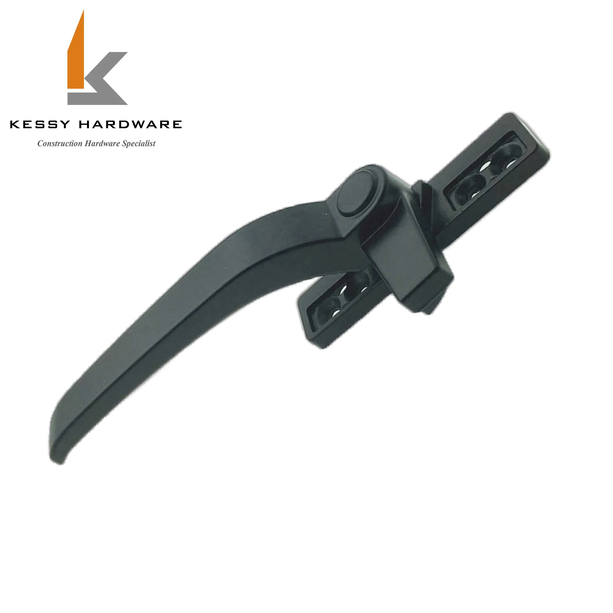 Aluminium Alloy Window Handle 4 Holes Rivet Type Hollow Projected Handle