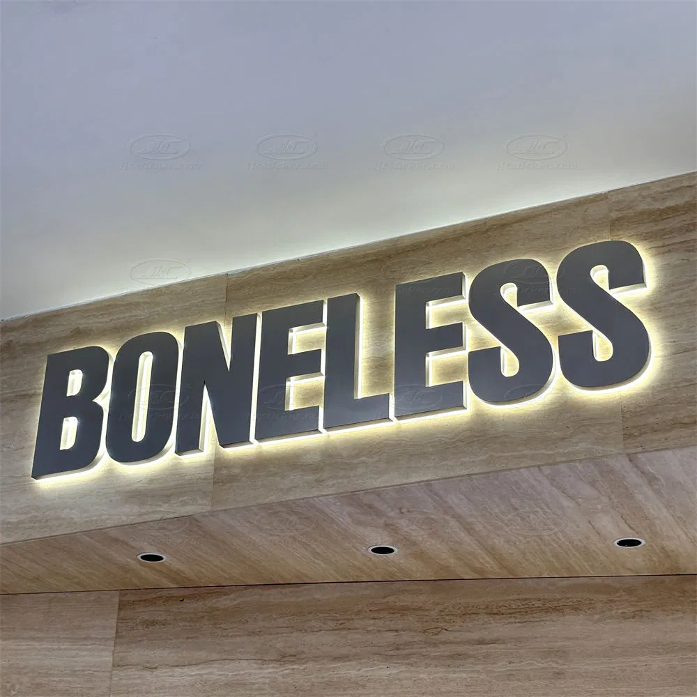 Custom Acrylic LED Back-Lit Billboard Backlight Channel Letter Sign for Restaurant and Shops