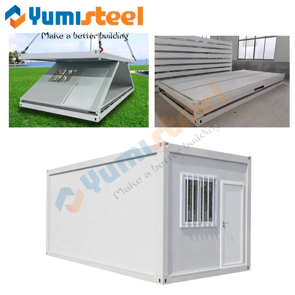 New Z-Type Folding Packing Box Steel Structure Building 3 Minutes Quick Assembly Mobile Prefabricated Mini House.