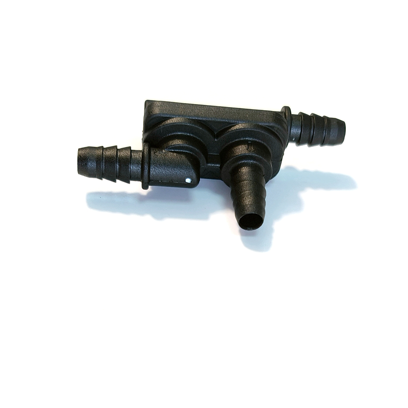 Быстросъёмный угловой штуцер для авто, черный