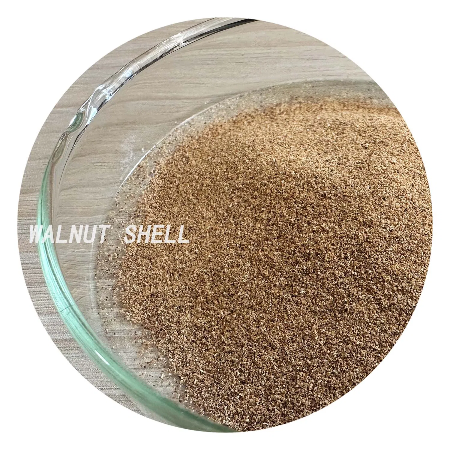 Абразивные частицы из скорлупы грецкого ореха