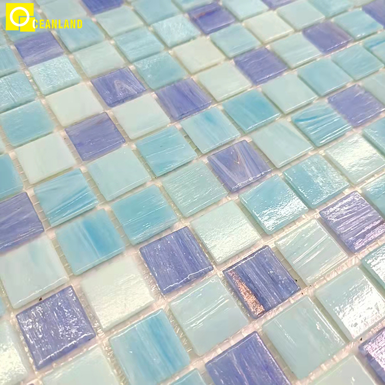 Квадратная мозаичная плитка для бассейна 30x30 мм