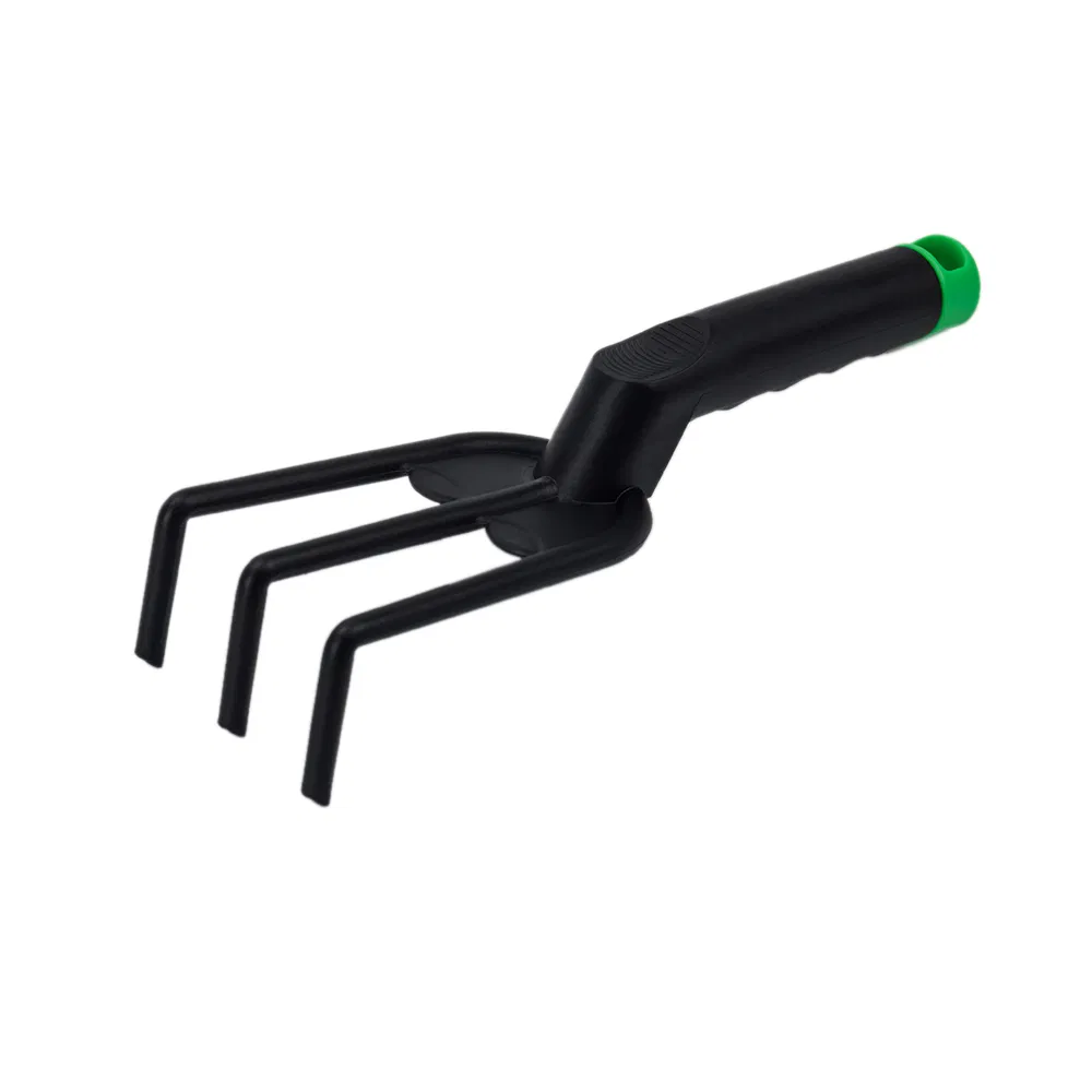 Plastic Garden Three-Tooth Rake Manual Garden Tool Landscape Maintenance