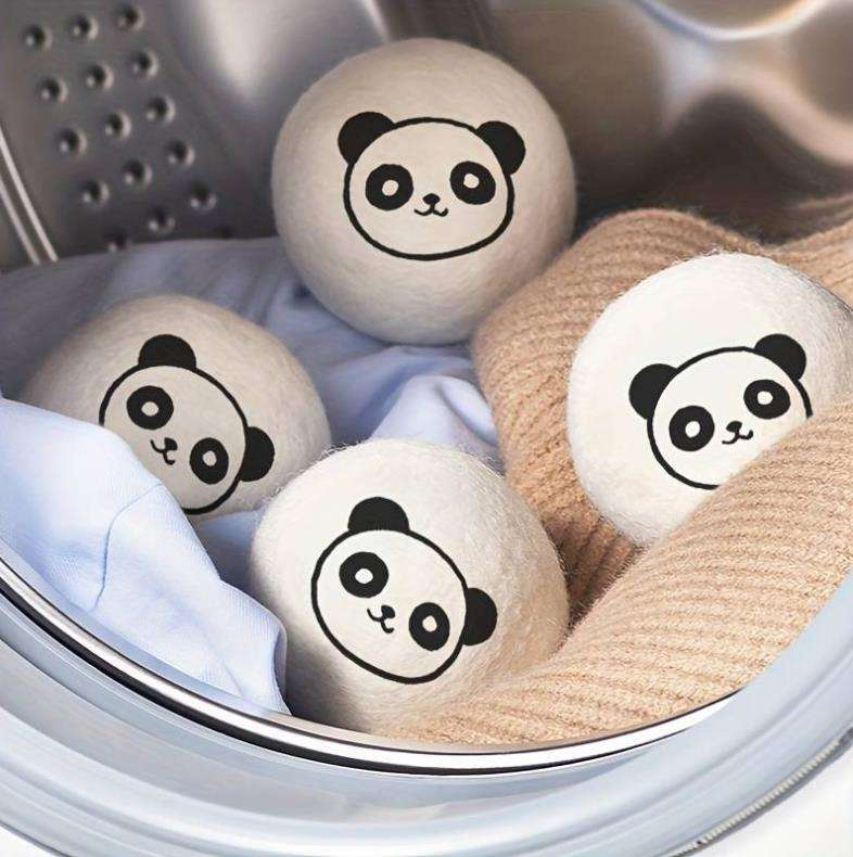 Clothes Drying Wrinkle-Free XL 7cm Wool Ball 100% New Zealand Wool Dryer Balls Fast Drying Time
