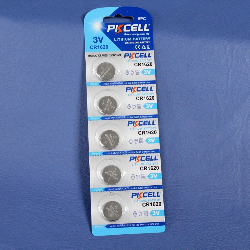 Батарейка Pkcell CR1620 3V литиевая таблетка