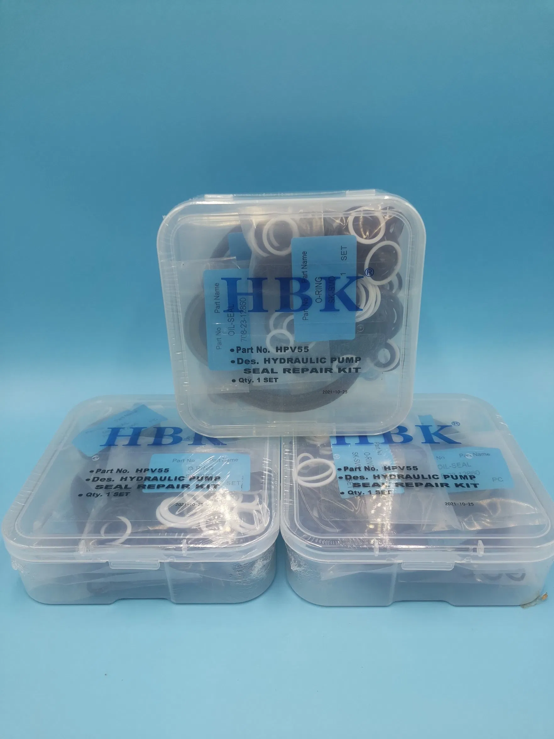 Sj/Hbk Brand Hydraulic Pump Seal Kits for Machine Models Hpv35,Psv2-55,K3V63dt,Vrd63,Nvk45dt,HD250,A10vd43,Ap2d36,Nv70,Ap12,E320ba,8V107A,K3V112dt,Nv111dt,Hpv55