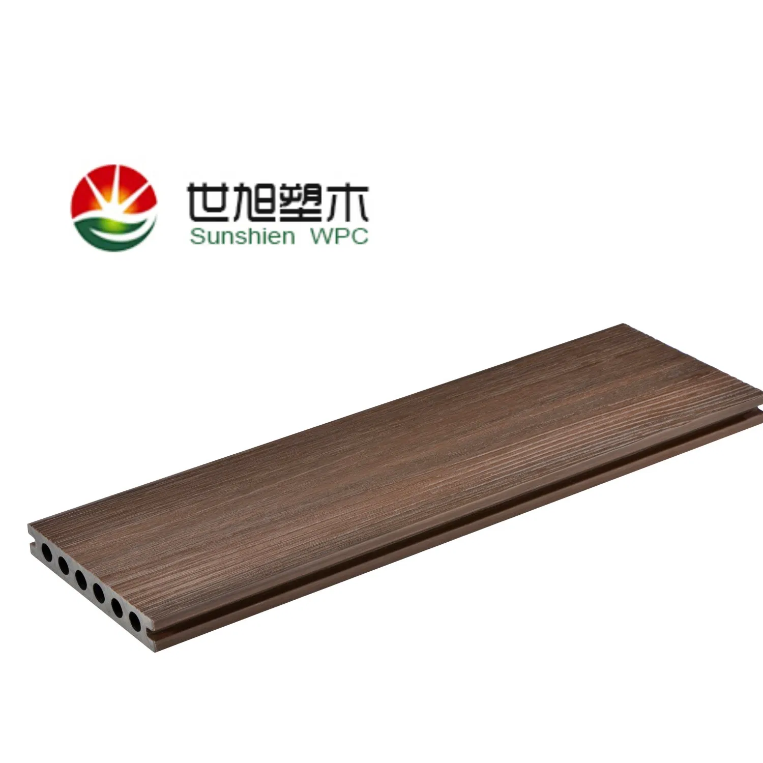 Hot Sale Outdoor Waterproof Wood Texture Plastic Composite WPC Coextrusion Decking Board