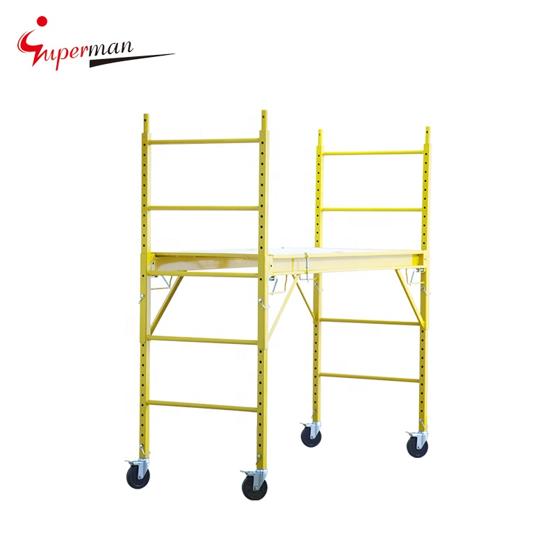 Heavy Duty Portable Scaffold Tower - Adjustable 2m & 3m Heights