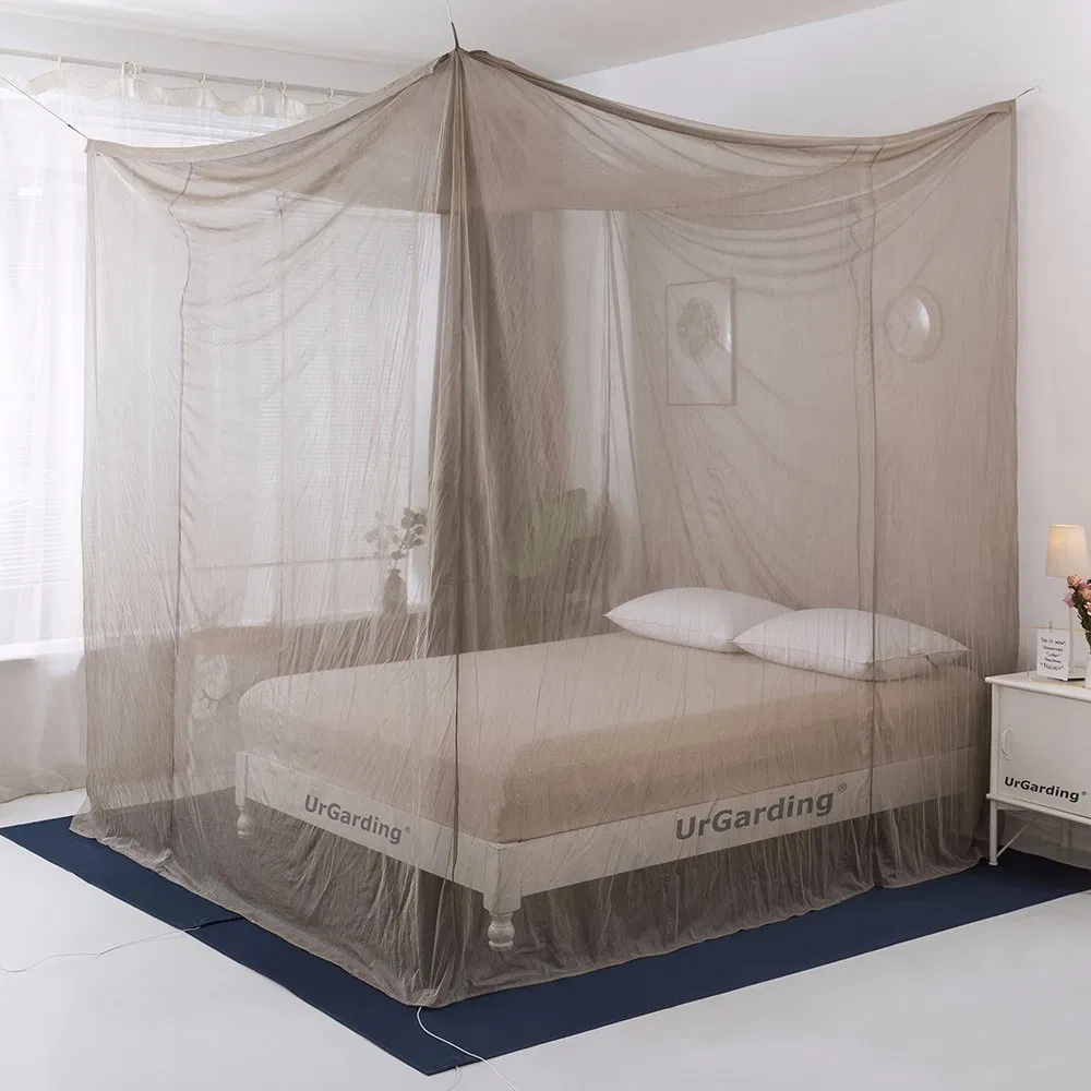 ESD Earthing High Shielding Silver Mesh Mosquito Net Emf Protection Bed Canopy with No Door