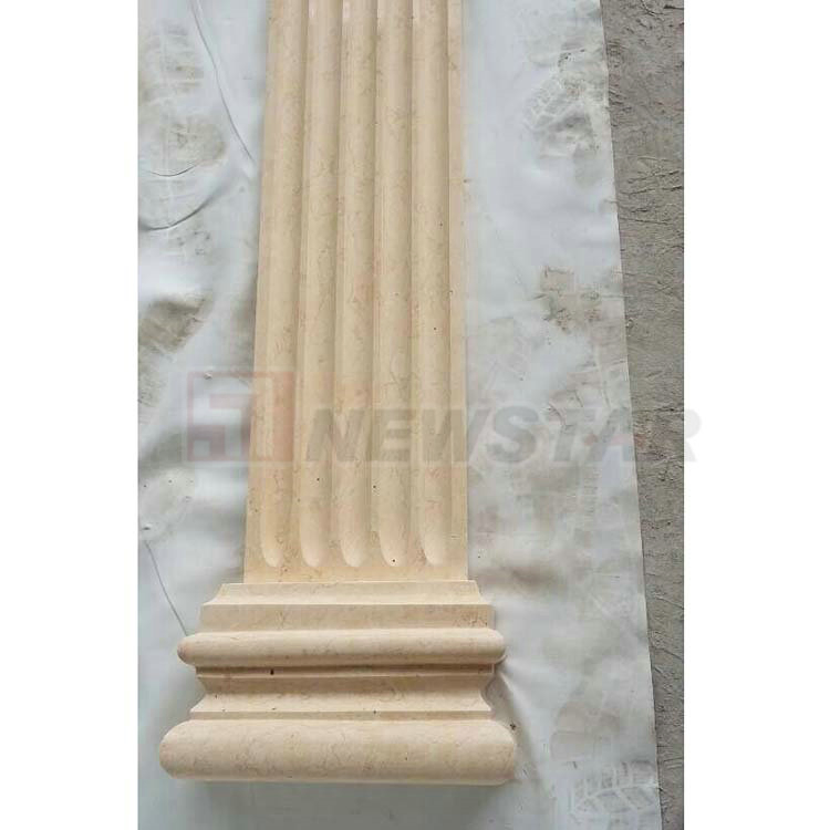 Project Natual Stone Marble Brick Wall Tile Veneer Natural Stone Column Pillar