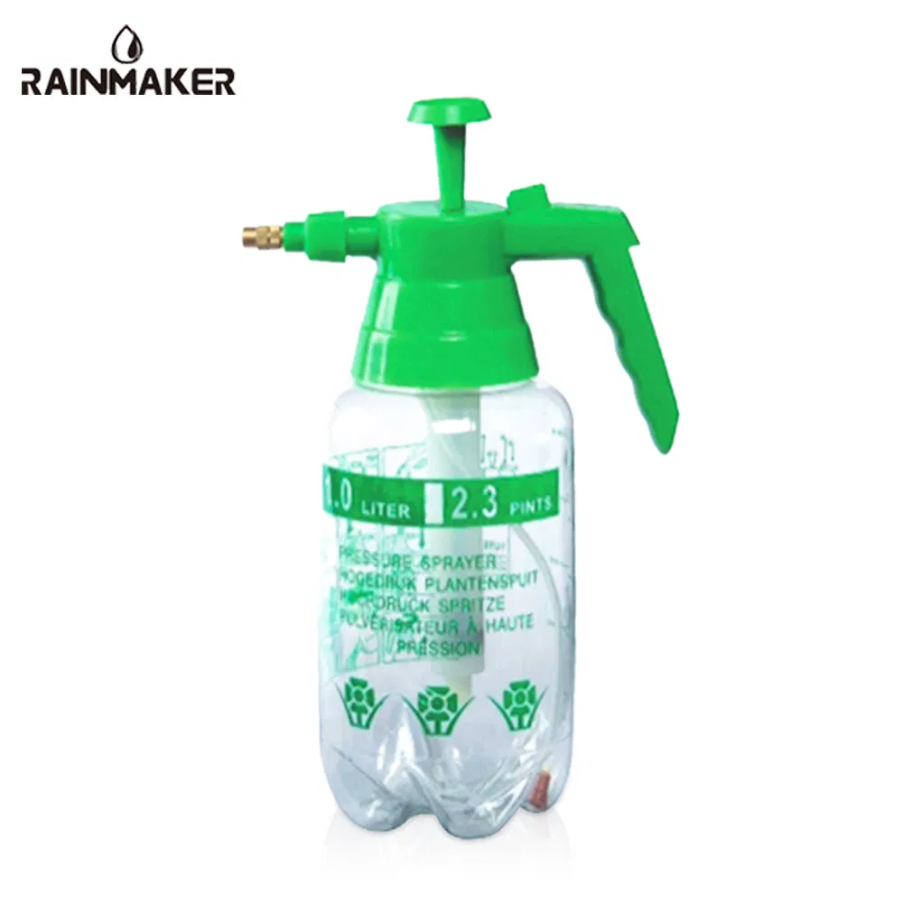 Rainmaker 1 Liter Garden Portable Plastic Pesticid Hand Pressure Weed Sprayer
