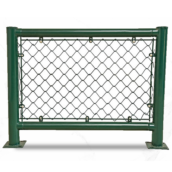 Galvanized Black Chain Link Fence for Sport Field