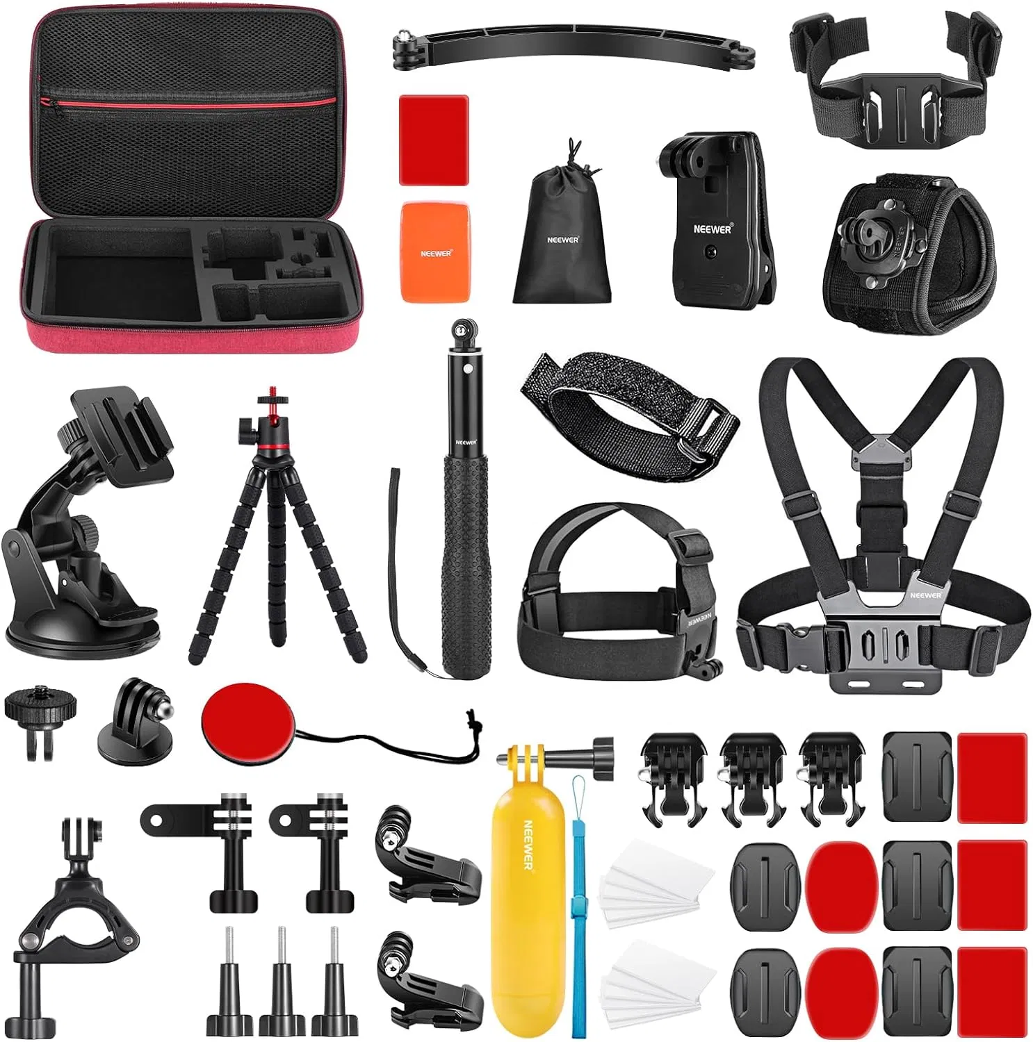 Комплект аксессуаров Neewer 50 En1kit для экшн-камер
