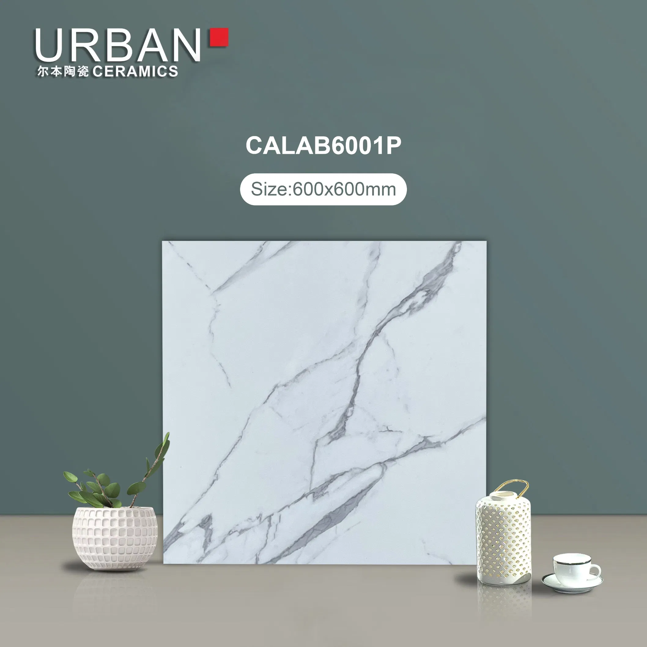 Foshan Good Quality 600X600mm Vitrified Full Glazed Polished Porcelain Marble Floor Wall Tile