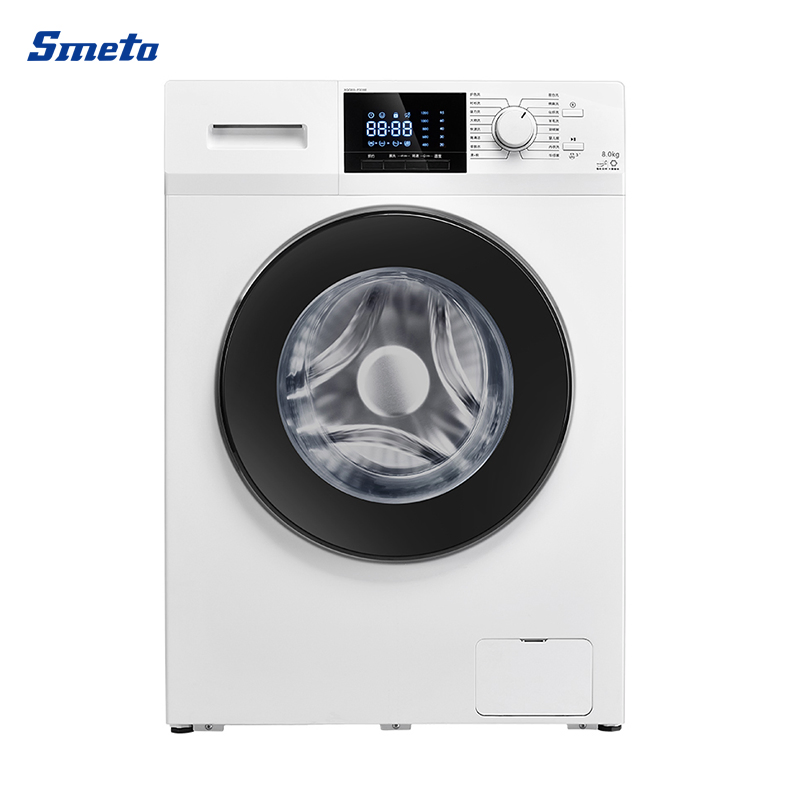 8kg Washer and Dryer Combo Front Loading Washing Machine with Big LED
