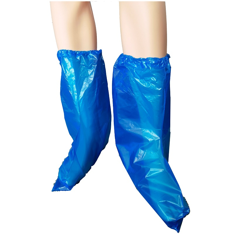 Disposable Boot Covers Plastic Long Waterproof Shoes Cover Over The Knee Shoes Cover for Men Women