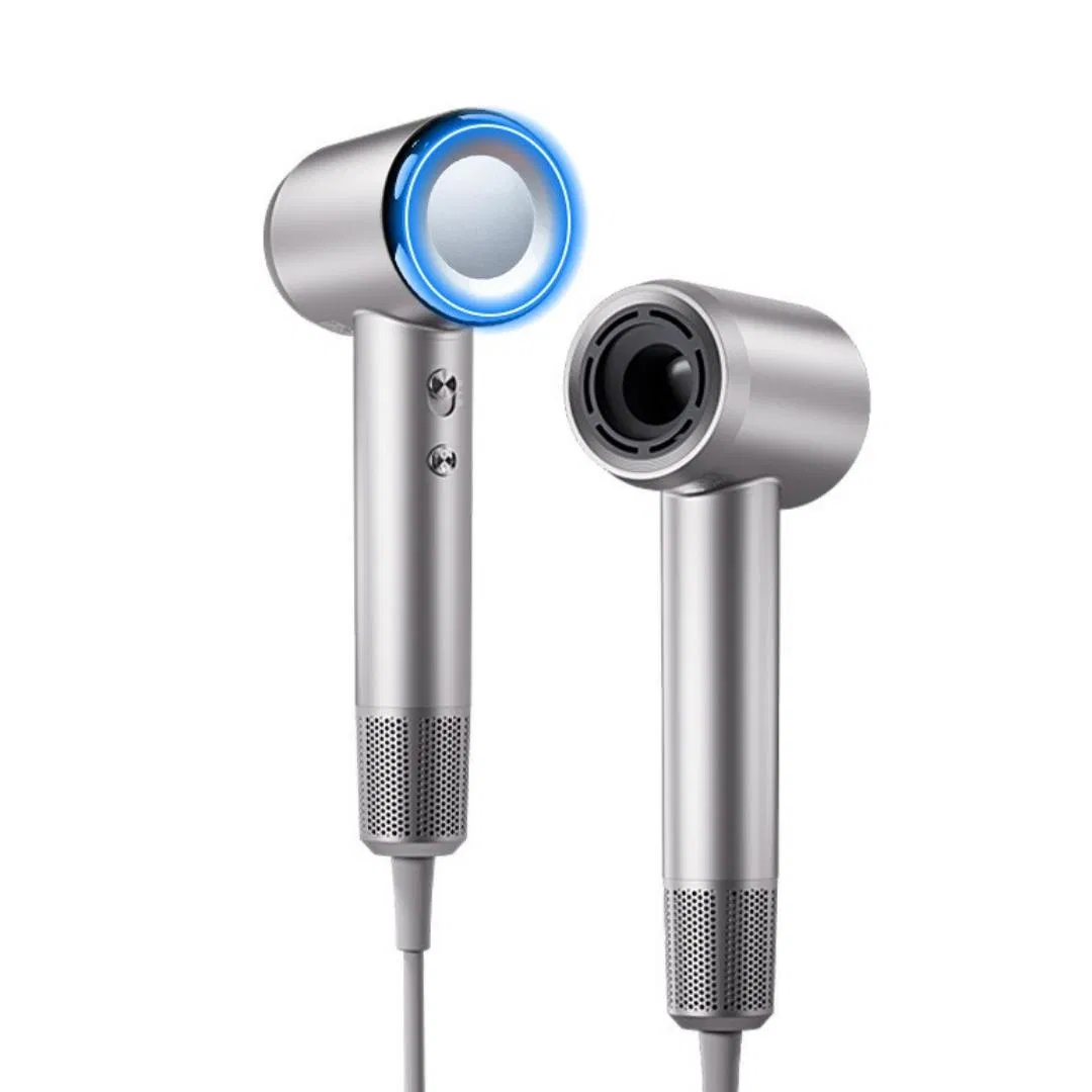 High Speed BLDC Brush-Less Motor LED Light Magnetic Wall Amount Hair Dryer