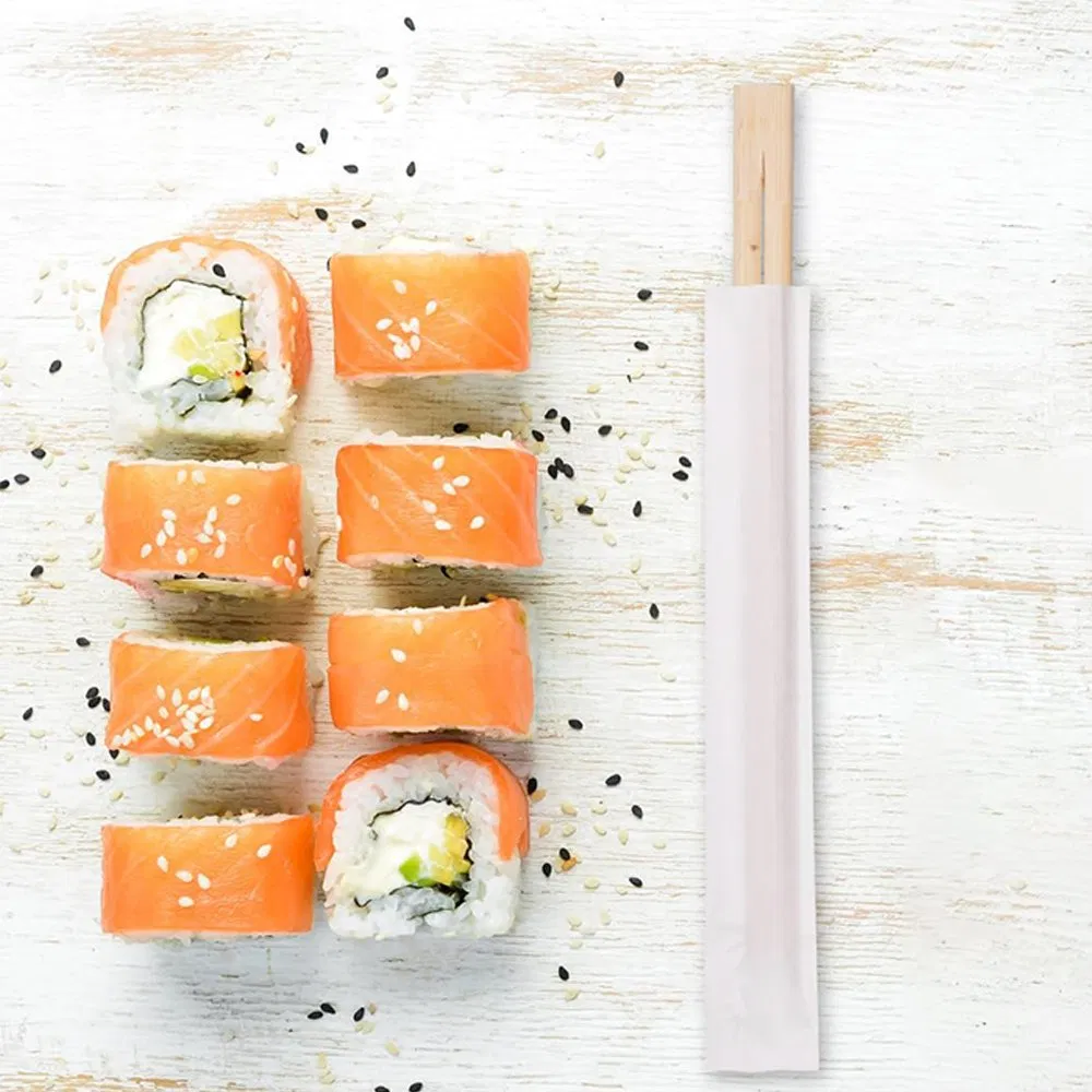 Custom Logo Chop Sticks 24cm Natural Bamboo Chopsticks Novelty Modern Oriental Design for Camping Travel