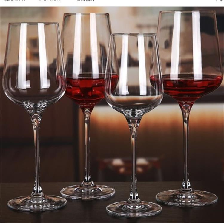 Tempered Glass Red Wine Goblet, Luxury High-End Champagne Goblet