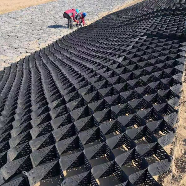 Textured HDPE Geocell with Factory Price Used on Slope Protection