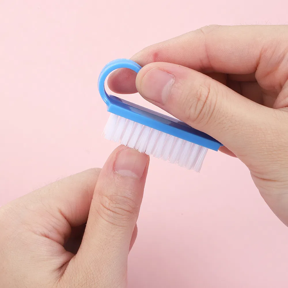 Cleaning Manicure and Pedicure Beauty Tool Wholesale Plastic Shoe Pet Nail Art Finger Dust Brush