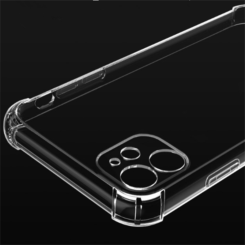 Soft TPU Air Bag Phone Case for iPhone 6 6s 7 7s 8 Plus X Xr Xs Max 11 12 13 Mini PRO Max 5.4 5.8 6.1 6.7 Inch Samsung Huawei Anti Shock Phone Case