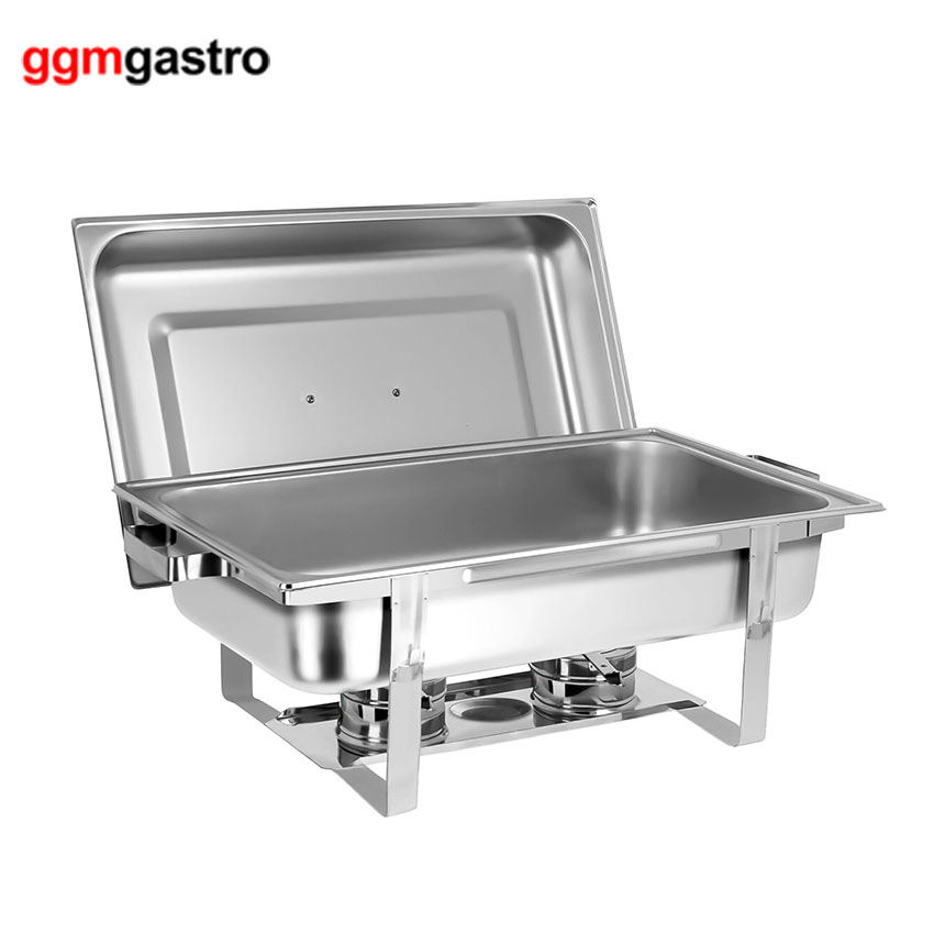 Buffet Equipment Chafing Dish with Lid & Stainless Steel Legs