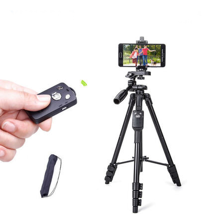 Портативный штатив 54 дюйма с клипом для влогинга