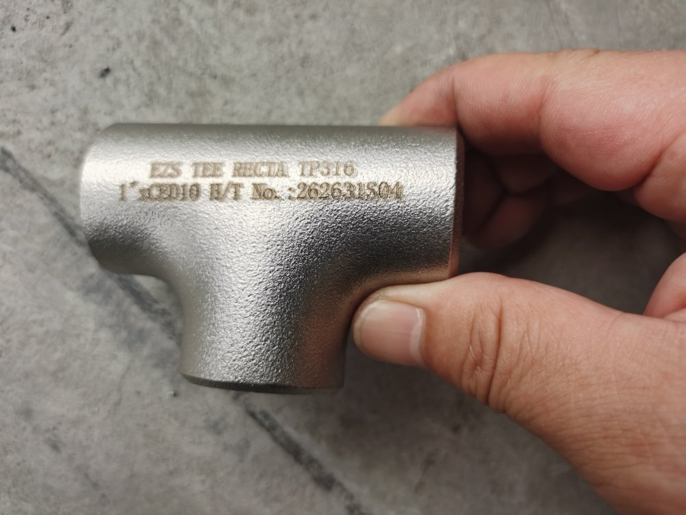 GB/T12459 Stainless Steel Tee Fitting ASTM A403 Wp304/304L/316L for Pipeline and Industrial Piping Systems