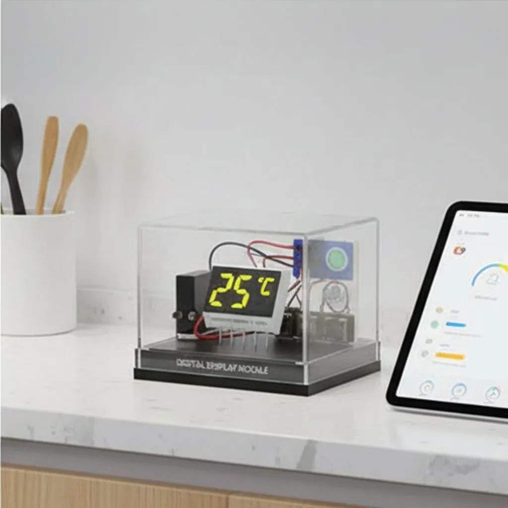 Amber 7 Segment LED Display for Home Appliance Use