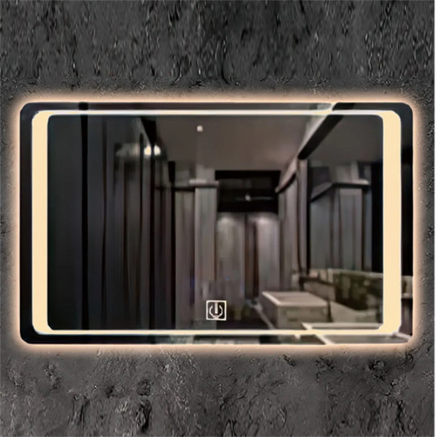 Hot Sale Cheap Price Custom Logo 4mm Bathroom LED Mirror