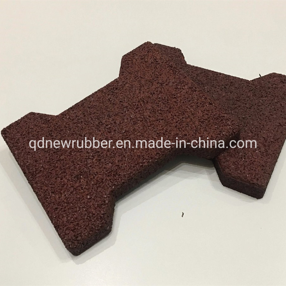 Rubber Paver 3/4 Inch Thick and Ideal for Garden Paths Front or Backyards Park Trails Garages