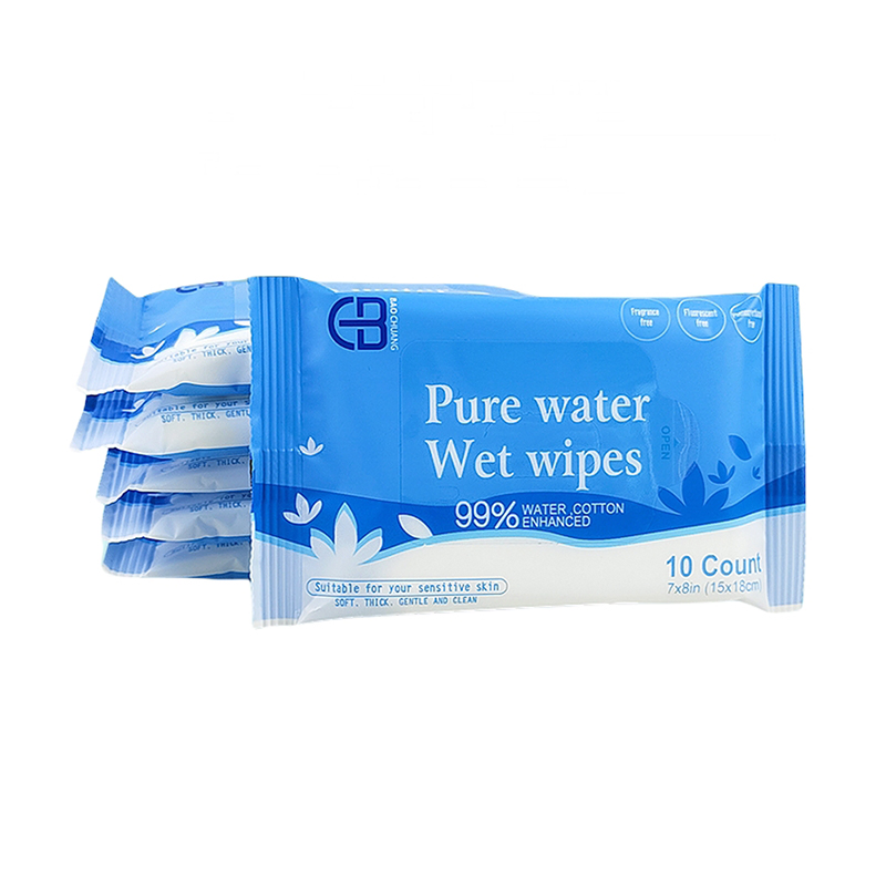 Wholesale super soft pure water hand and mouth cleaning wet wipes
