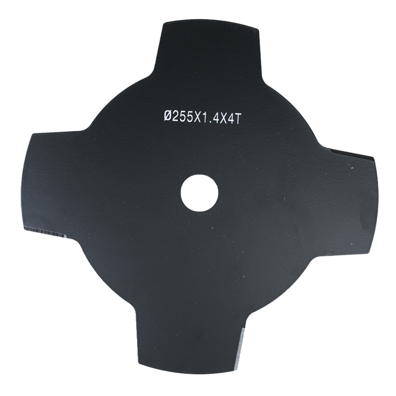 Brush Grass Cutter Spare parts--65MN 4 Teeth Metal Blade