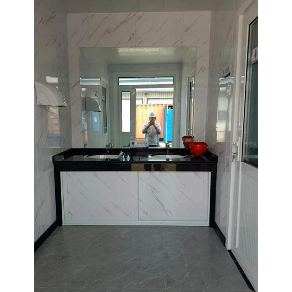 Low Cost Fast Built Modular Mobile Office Container Toilet House with ISO