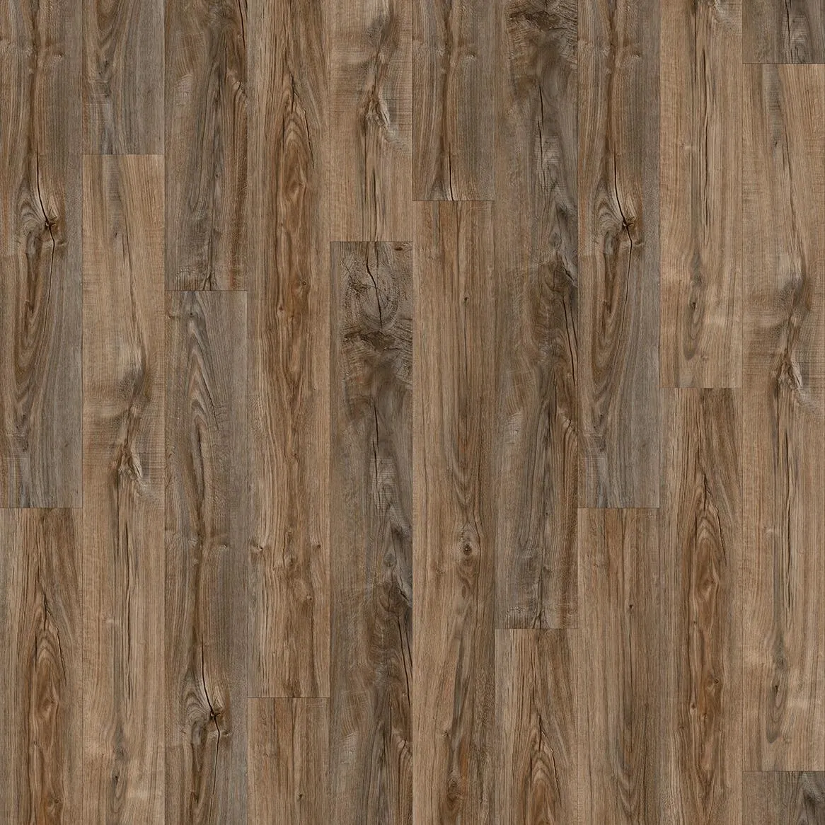 Виниловая плитка SPC Click под дерево, цвет орех