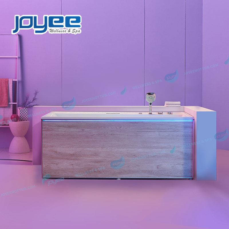 Угловая акриловая ванна с гидромассажем и Bluetooth