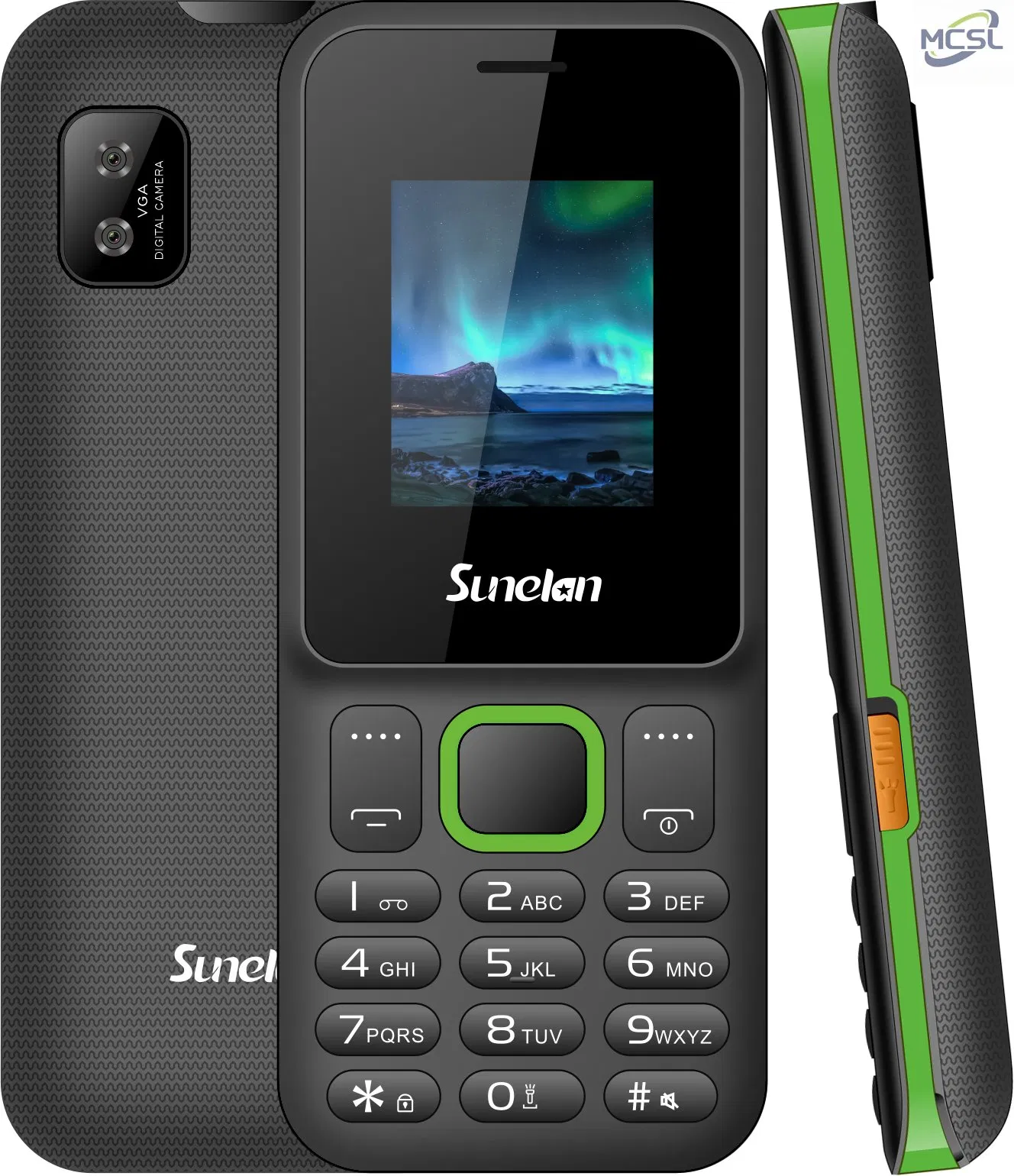 Кнопочный телефон Sunelan S108 с двумя SIM и мощным аккумулятором