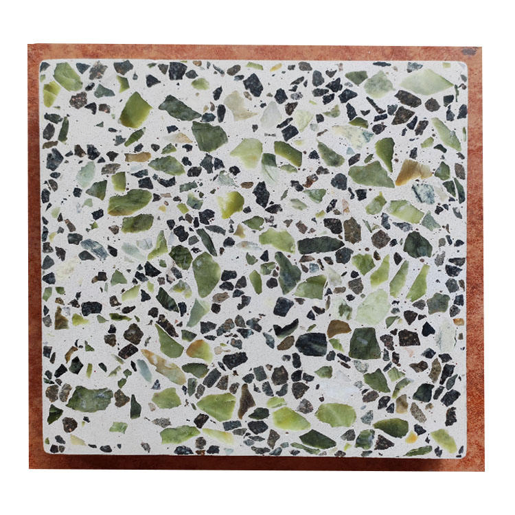 Blue Wholesale marble Floor Cement Tiles Terrazzo Tile Indoor Outdoor Artificial Stone
