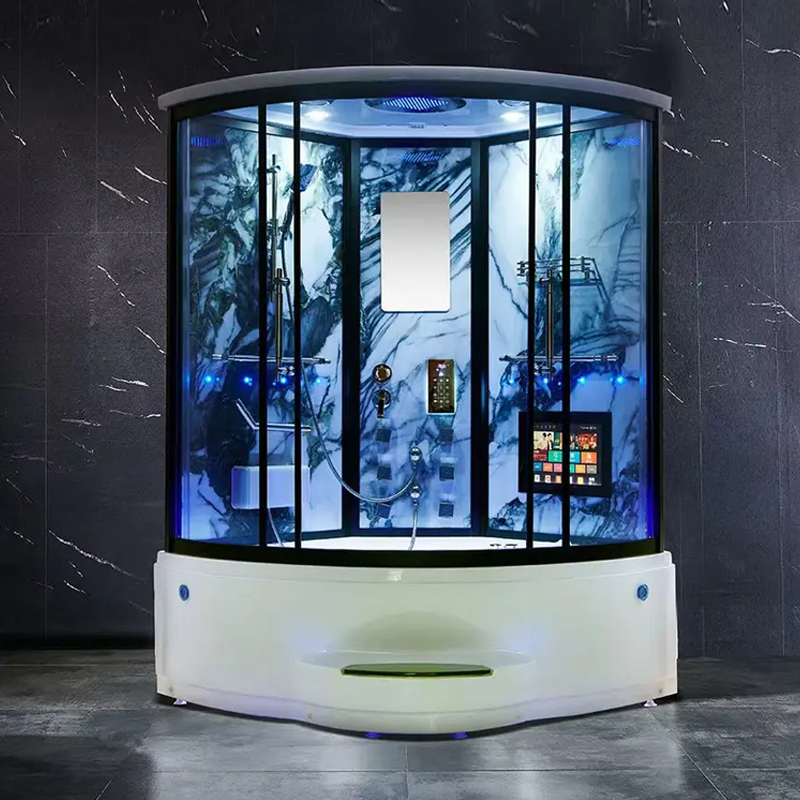 Latest Design Italian Luxury Whirlpool Shower Room Hydro Massage Steam Shower Cabin