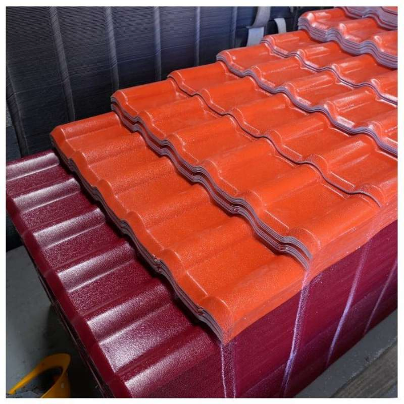 Light Wave High-Impact UPVC Roof Tiles PVC Ondulated Roof Tiles