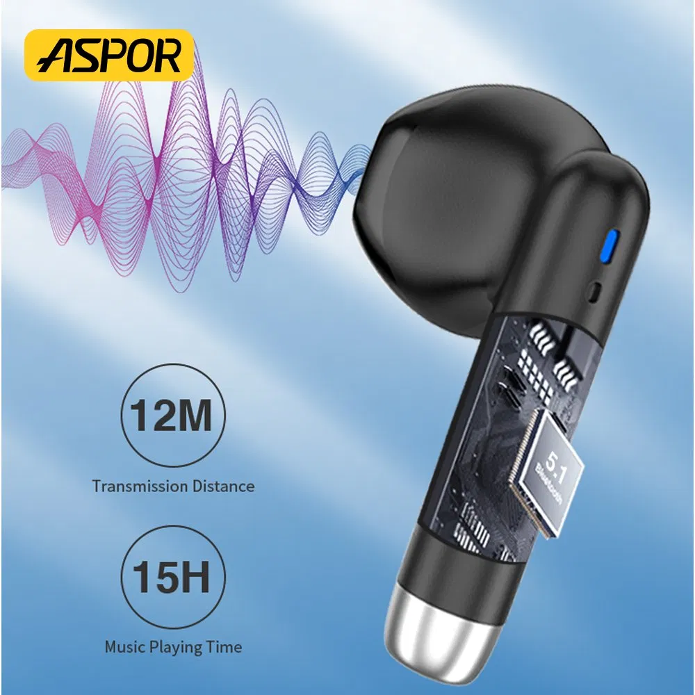 Наушники ASPOR A608 TWS Bluetooth 5.1 беспроводные