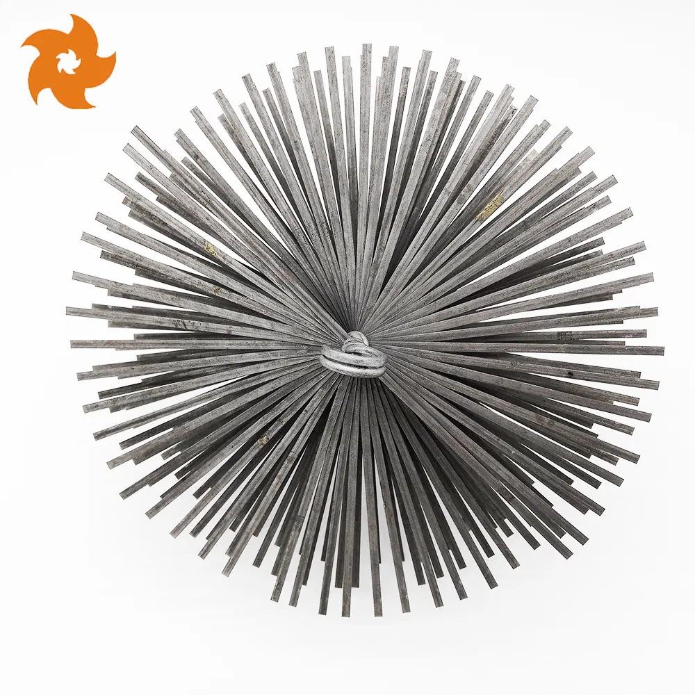 Durable Household Chimney Cleaning Kit Nylon Wire Chimney Sweeper Brush Set with Rods