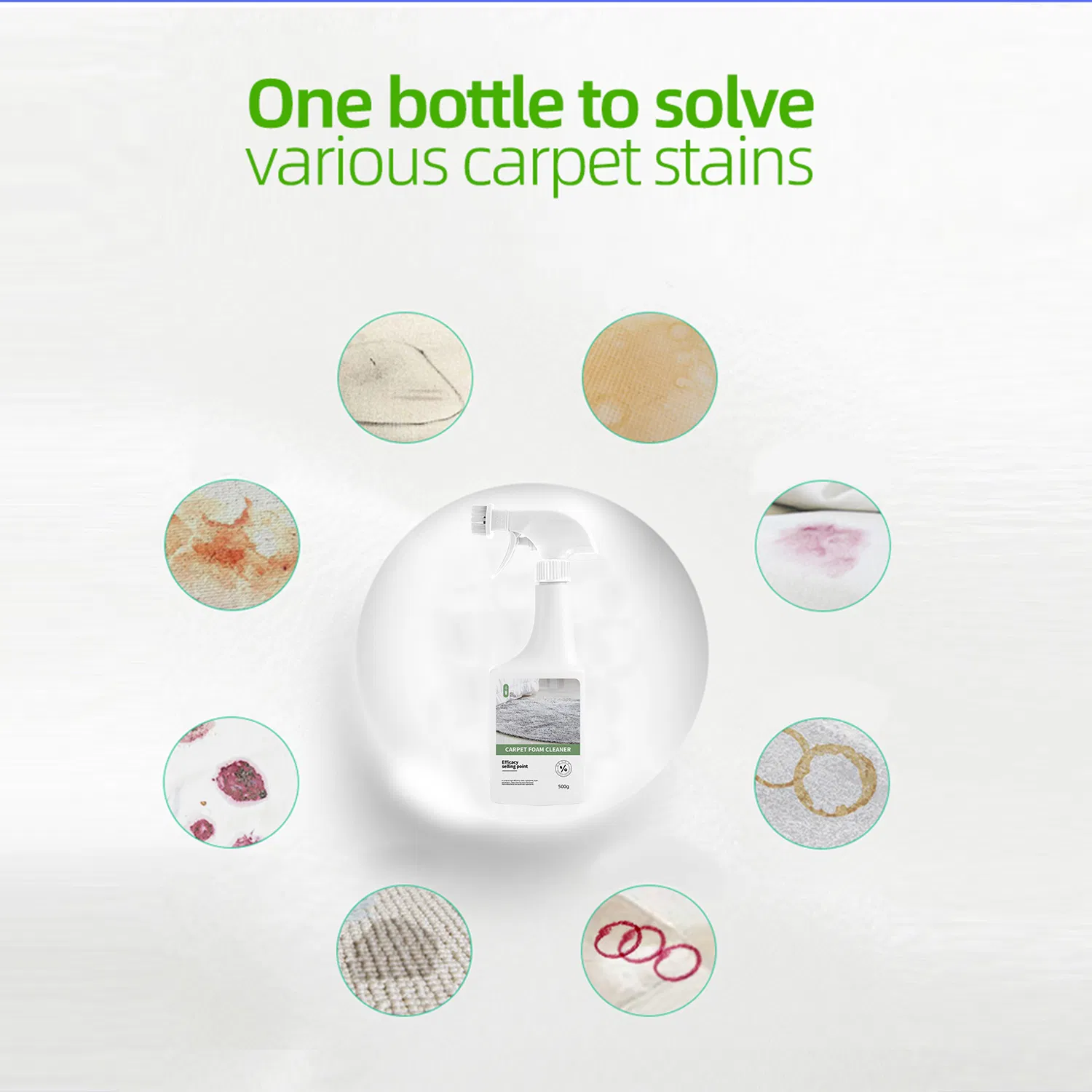 OEM Multi-Surface Stain Remover Liquid for Household and Car Cleaning
