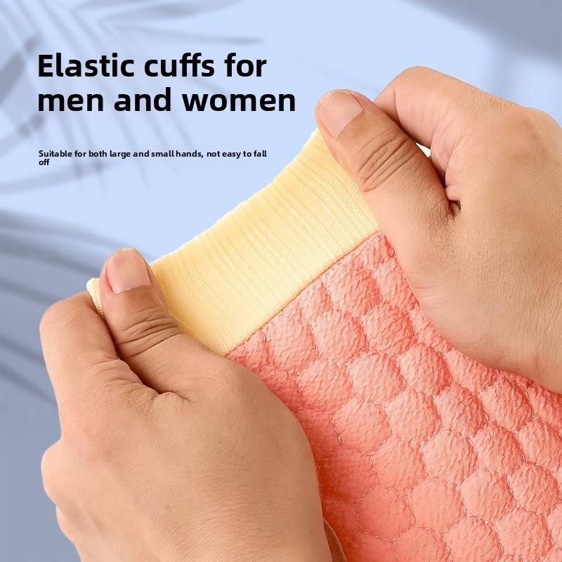 Double-Sided Bath Gloves, Honeycomb Towels, Exfoliating Scrubber, Brushes, Back Body Sponges, Rubbing Bath Gloves