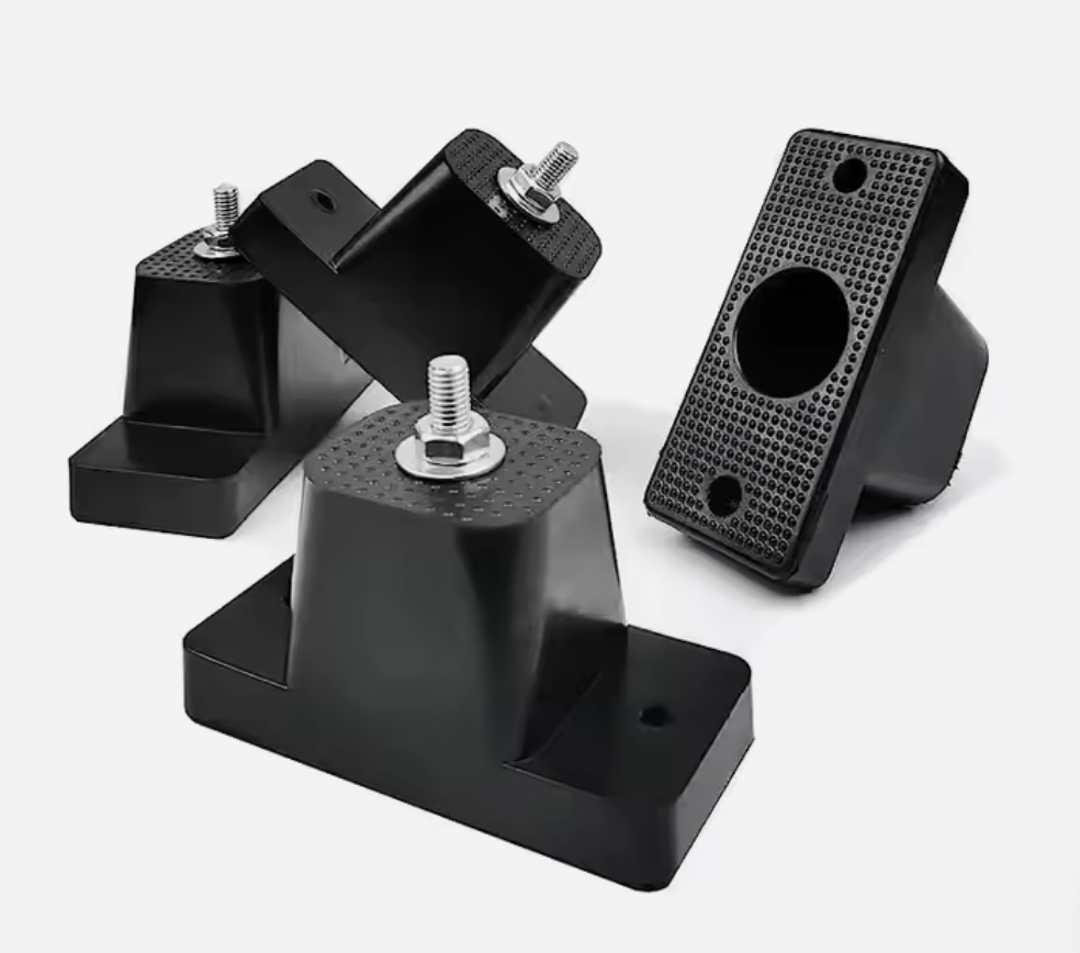 Rubber Vibration Damper Feet Bracket Air Conditioner Anti Vibration Mountings Shock Absorbing Rubber Vibration