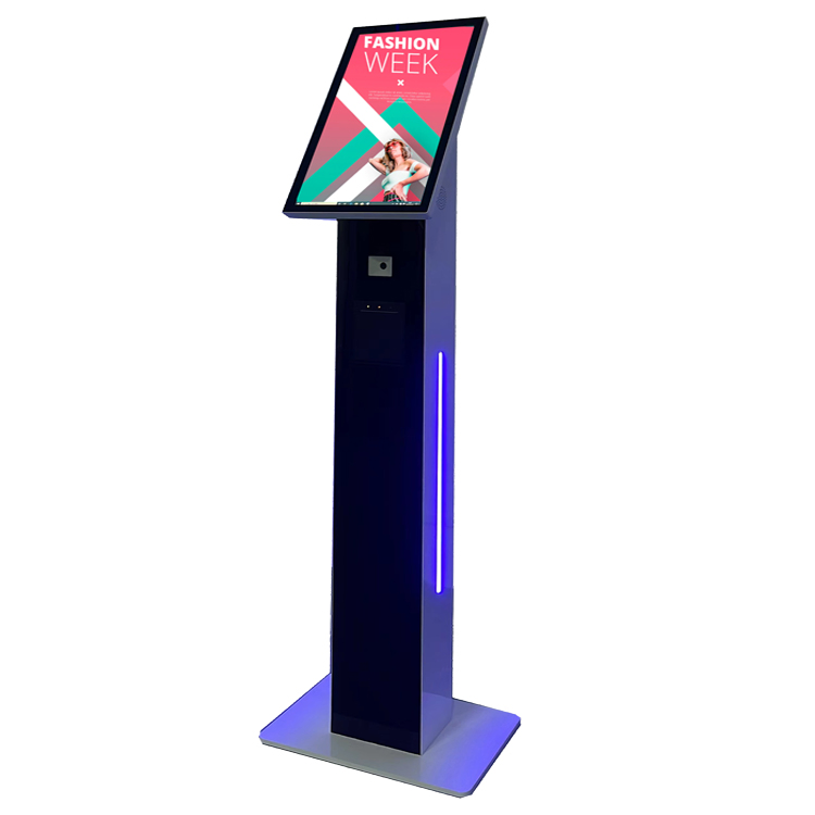 21.5-Inch Touchscreen Monitor Kiosk Touch Screen Ticket Vending Query Machine Self Service NFC Card Terminal Kiosk