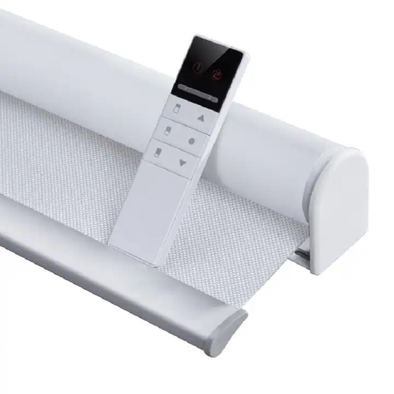 Vikson Electric Roller Motorized Blackout Shade Dual Blinds for Window Blind