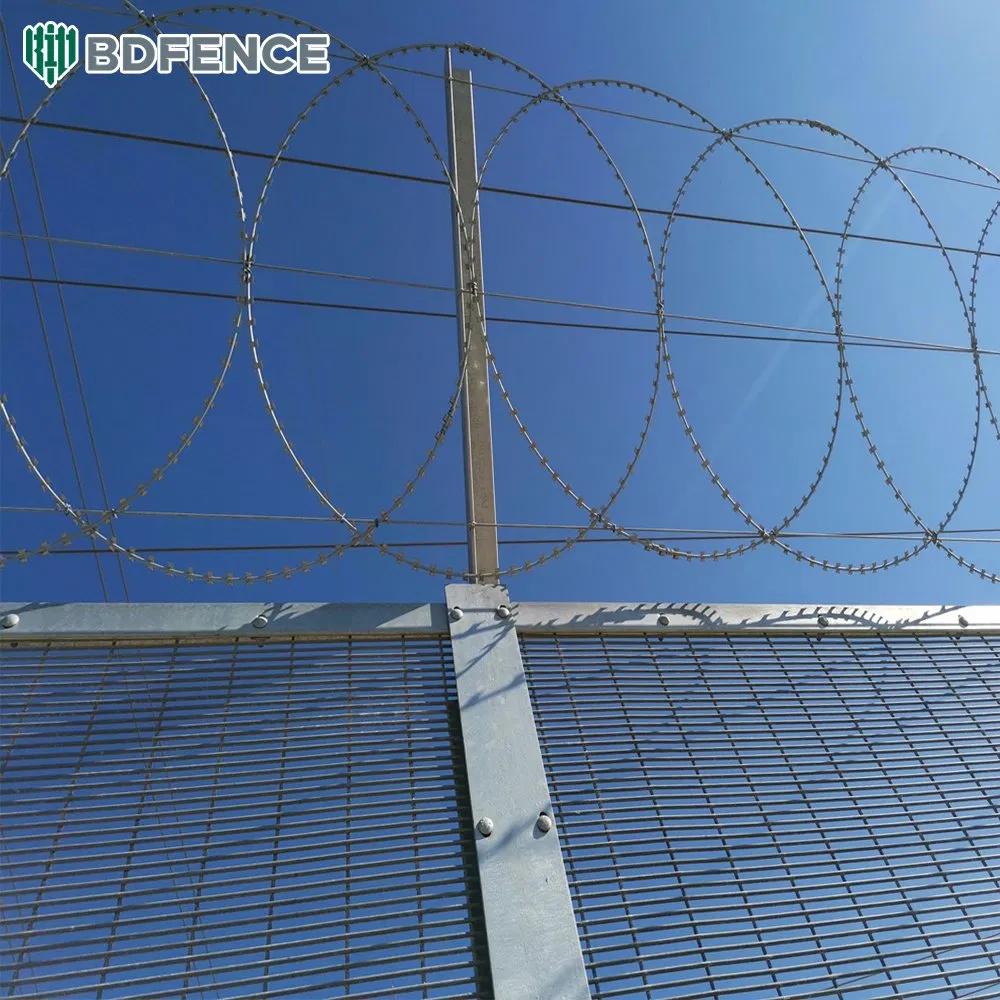358 China Factory Supply Powder Coated 358 Anti Climb Fence High Security